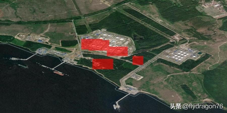 🇺🇦乌克兰武装部队无人机袭击列宁格勒州普里莫尔斯克港的后续情况，由当地居民拍