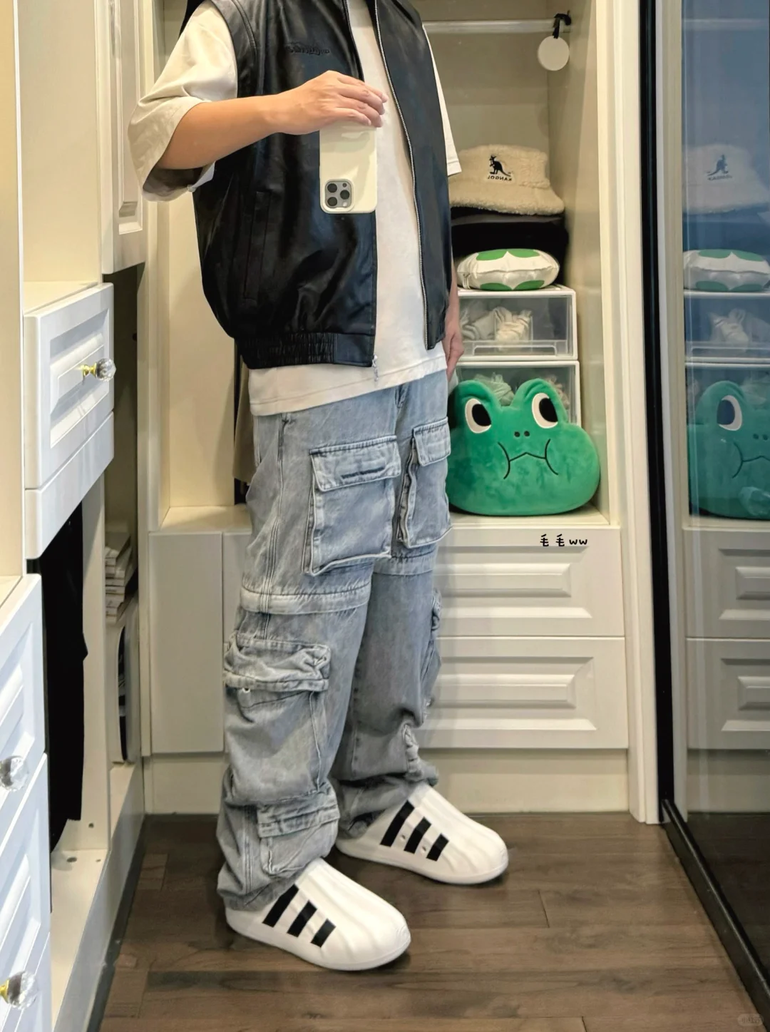 马甲叠穿｜牛仔裤穿搭
