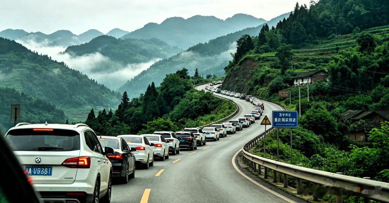 不少去往石柱黄水避暑游玩的游客，近期在社交平台集中交流当地通行线路，分享自驾、公