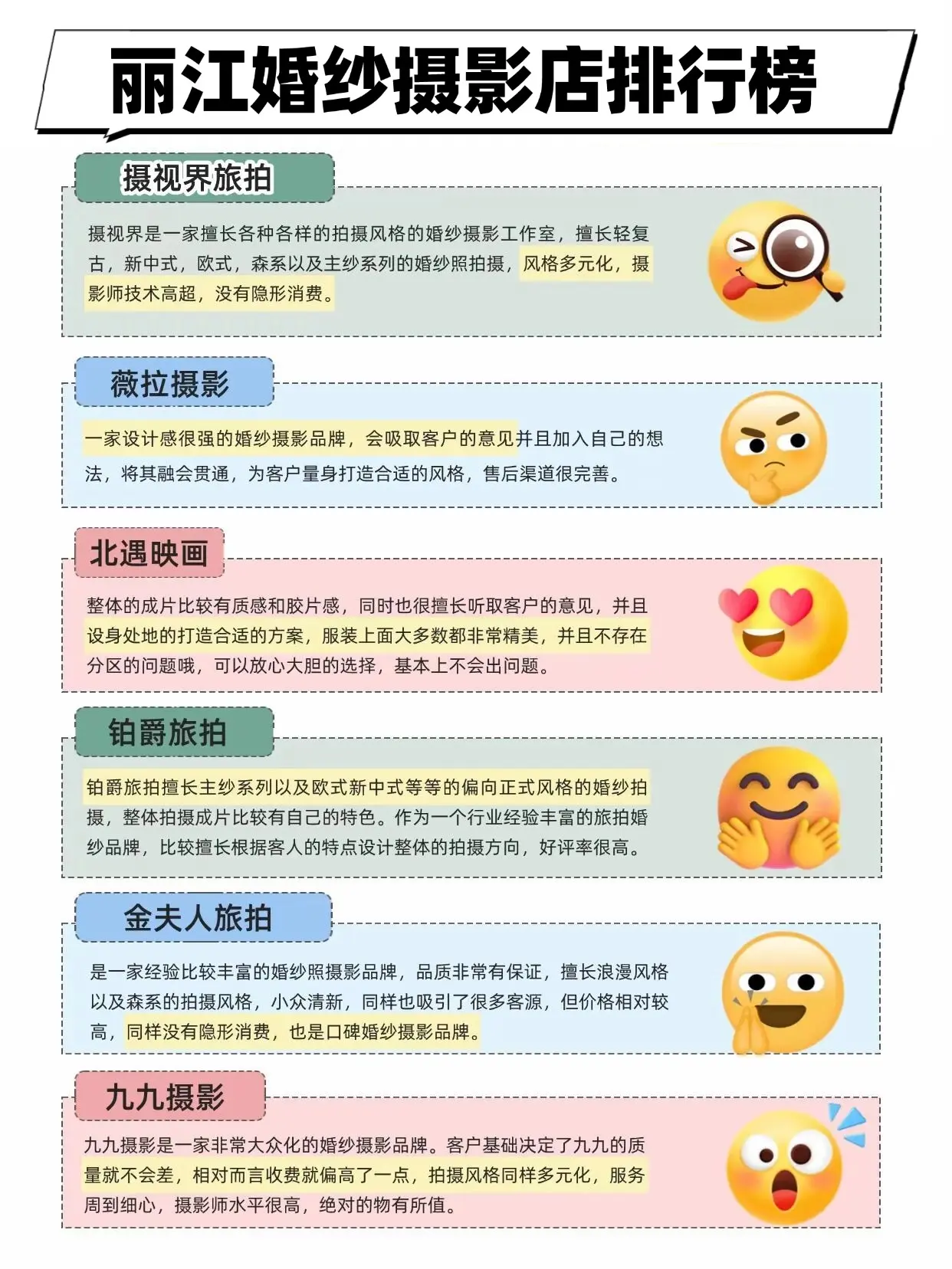 丽江婚纱摄影店排行榜，丽江婚纱照避雷。丽江婚纱摄影前十名排行榜都是谁...