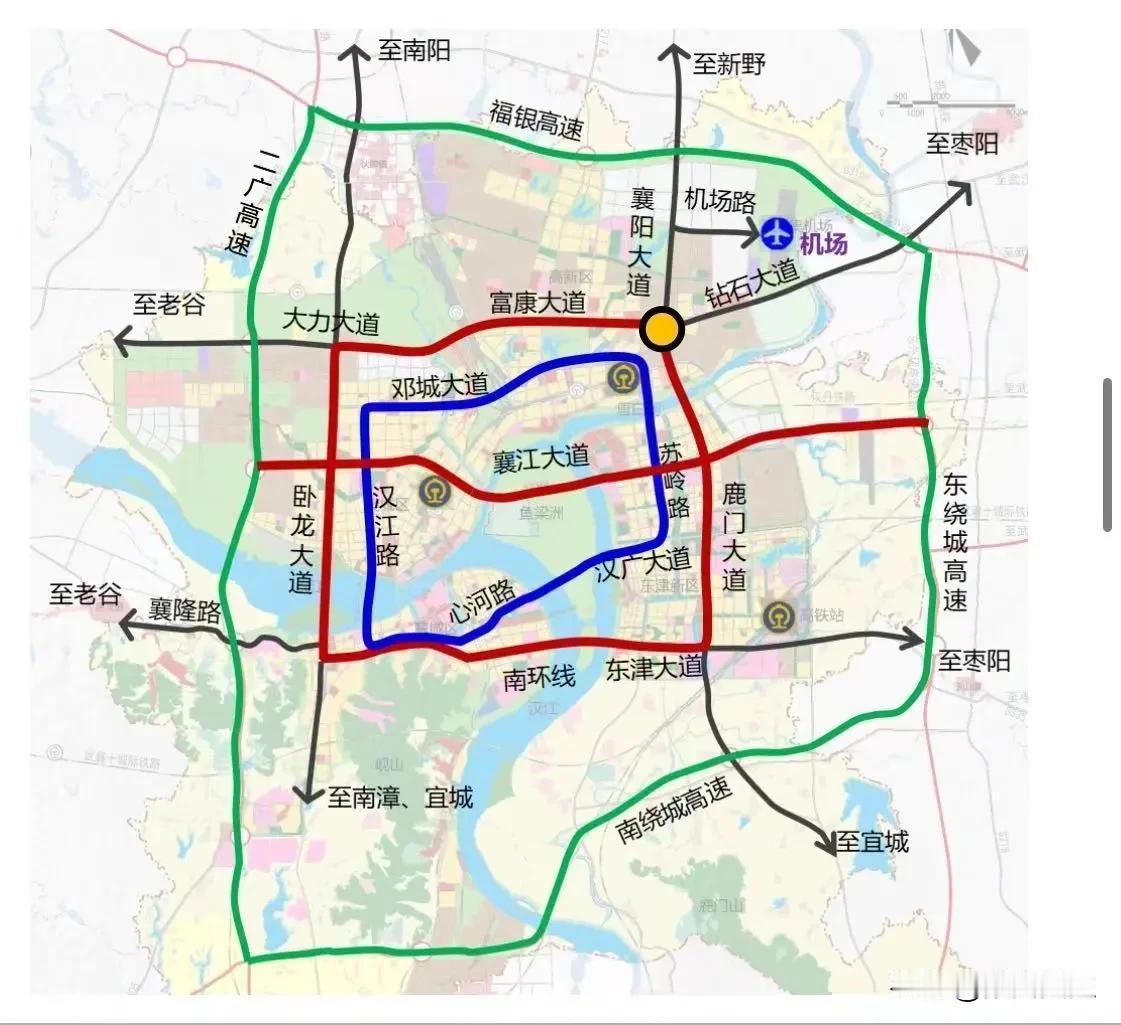 湖北第二个中心城区快速路网建成的城市诞生

4月26日，总投资140亿元的襄阳环