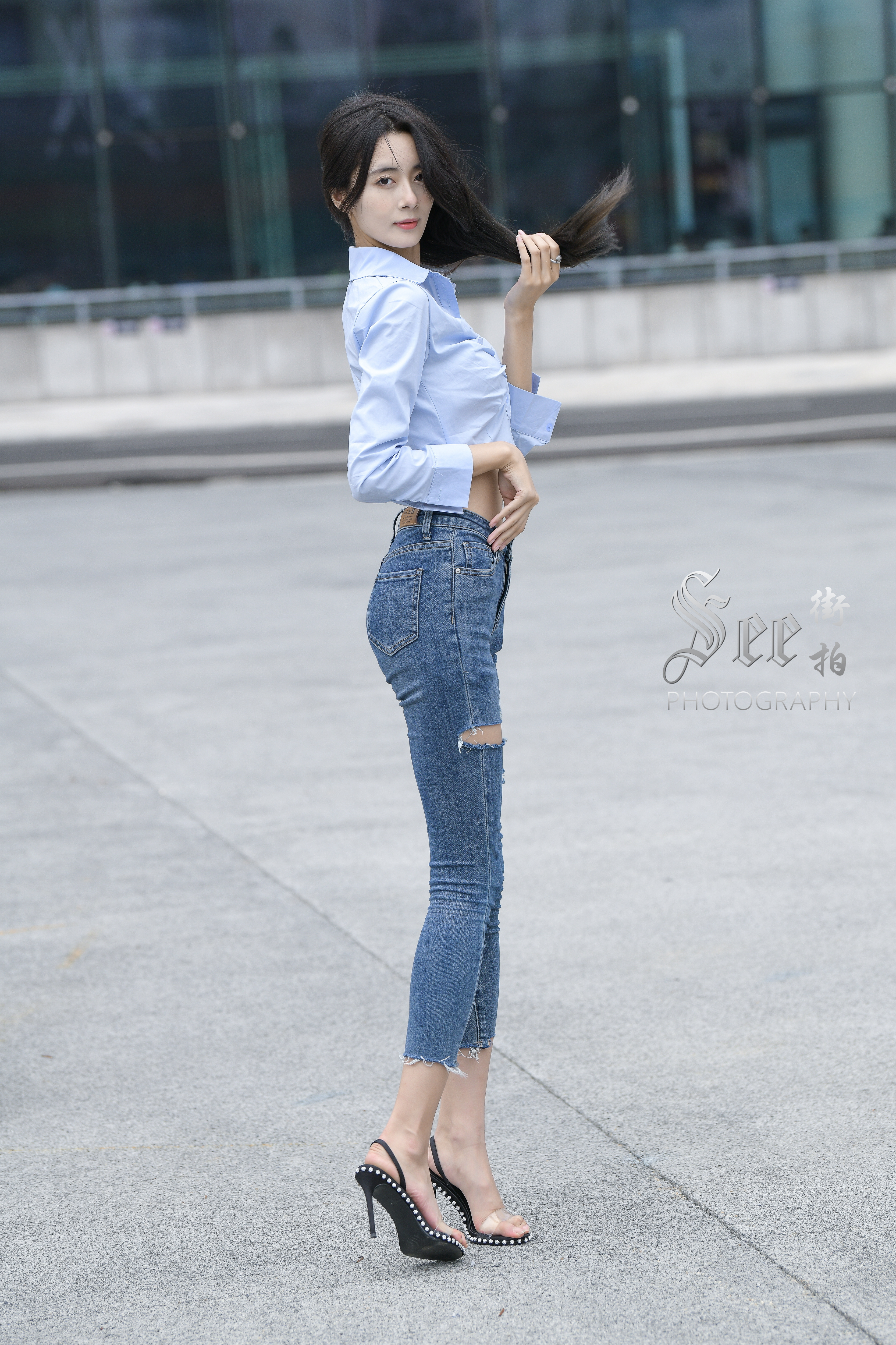 高挑靓丽牛仔裤搭配~~ ​​​