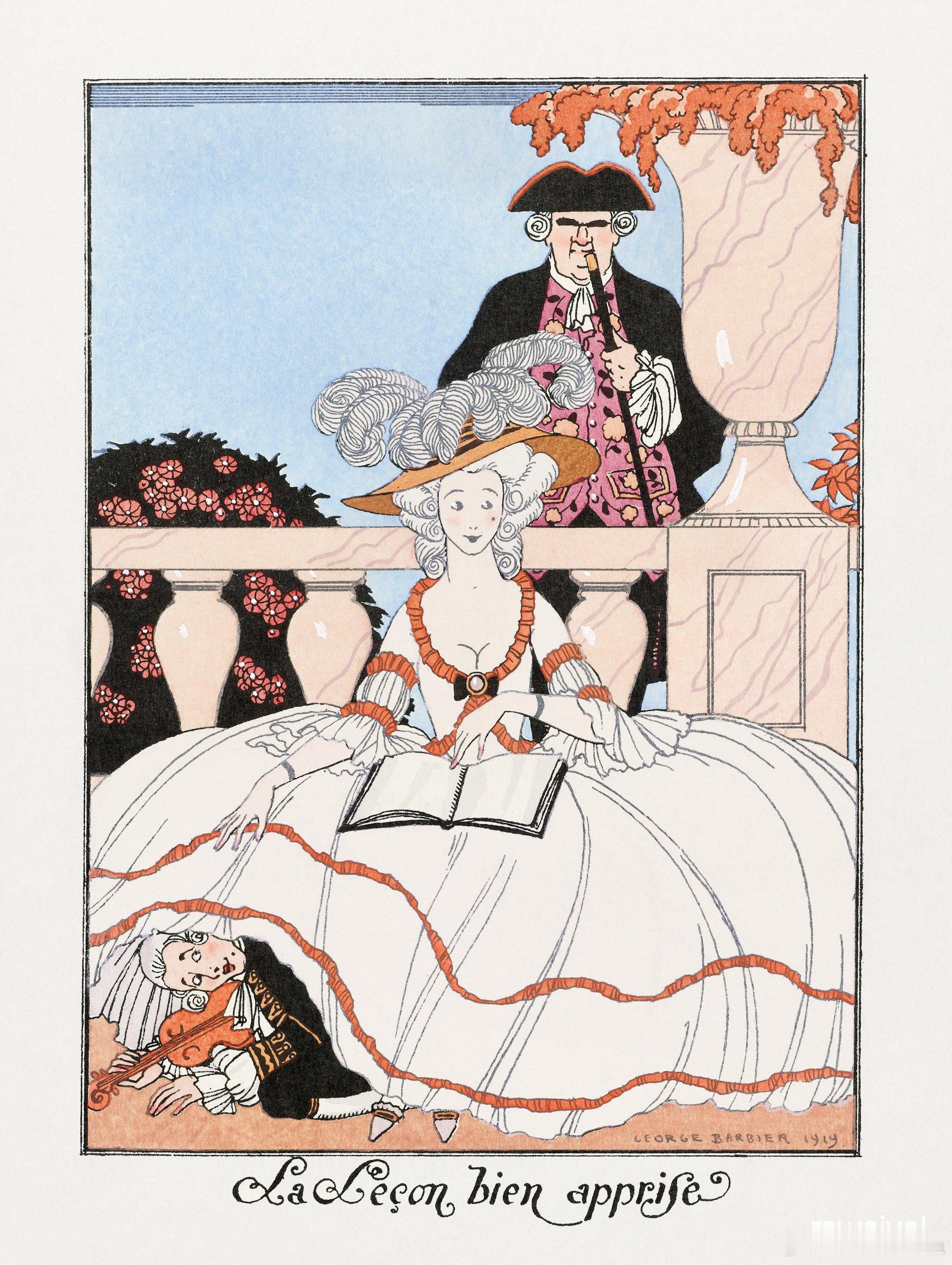 西洋历史文化鱼缸历史知识 法国著名插画家乔治·巴比尔（George Barbie