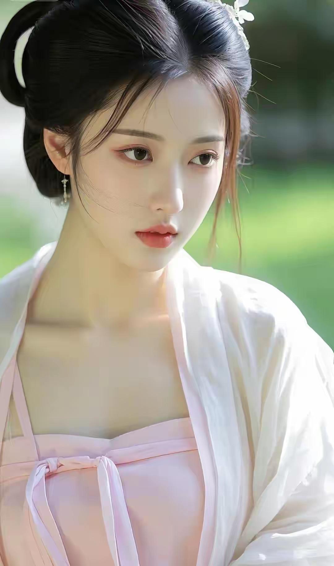 美人壁纸图片‖眉如远黛，明眸善睐