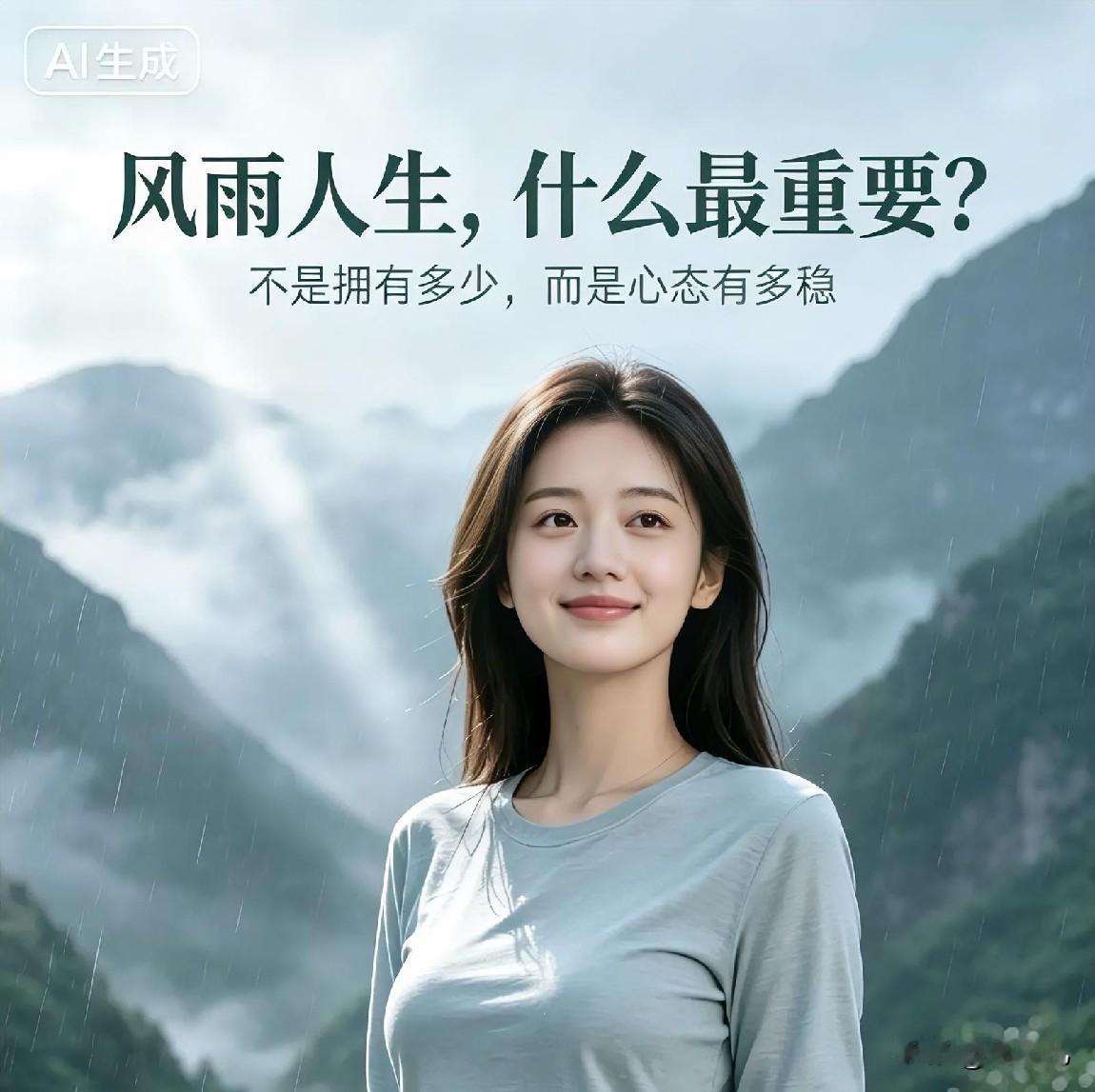 风雨人生,什么最重要?
风雨人生路，得失是常态。
真正珍贵的，不是一路顺风顺水，