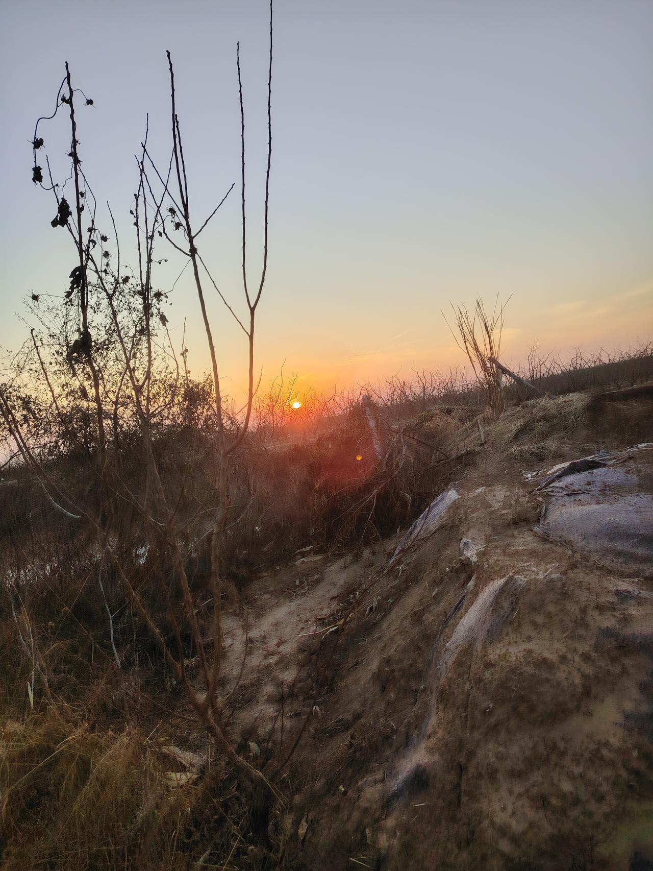 我拍到的落日瞬间