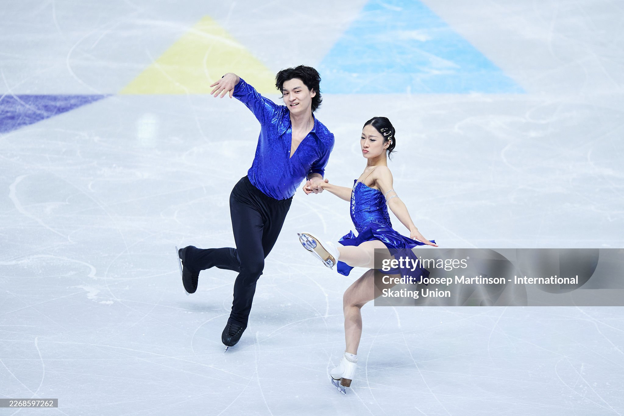 任俊霏邢珈宁2026花滑世锦赛 图1-2 冰舞韵律舞Getty图集图3-4 自由