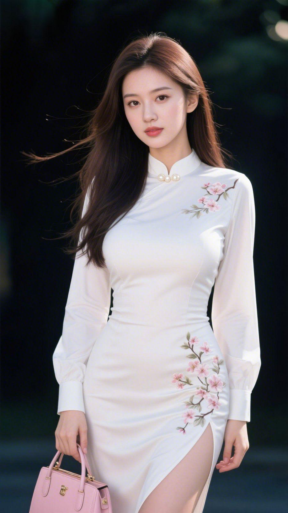 清夜繁花入梦
 
暮色笼罩天地，草木葱郁，铺展成一片安宁的景致。清风缓缓掠过，带