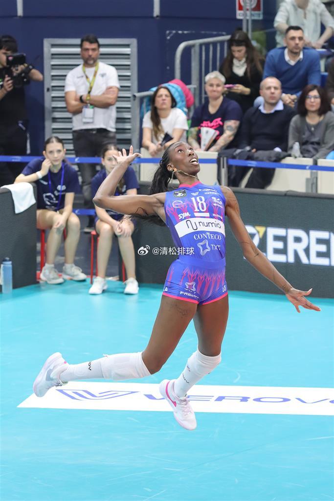 2025-2026欧洲女排冠军联赛1/4决赛第二回合土耳其瓦基弗银行3-2意大利