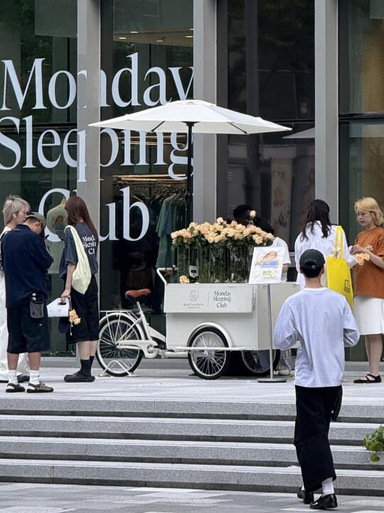 遇见了Monday花车🌼浪漫具像化了💤