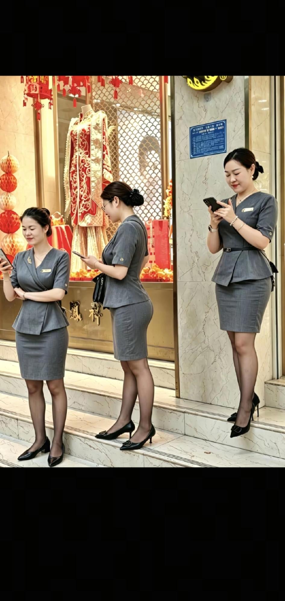 五一节，制服丝袜美女节日制服 [玫瑰][玫瑰][玫瑰][比心][比心][比心]