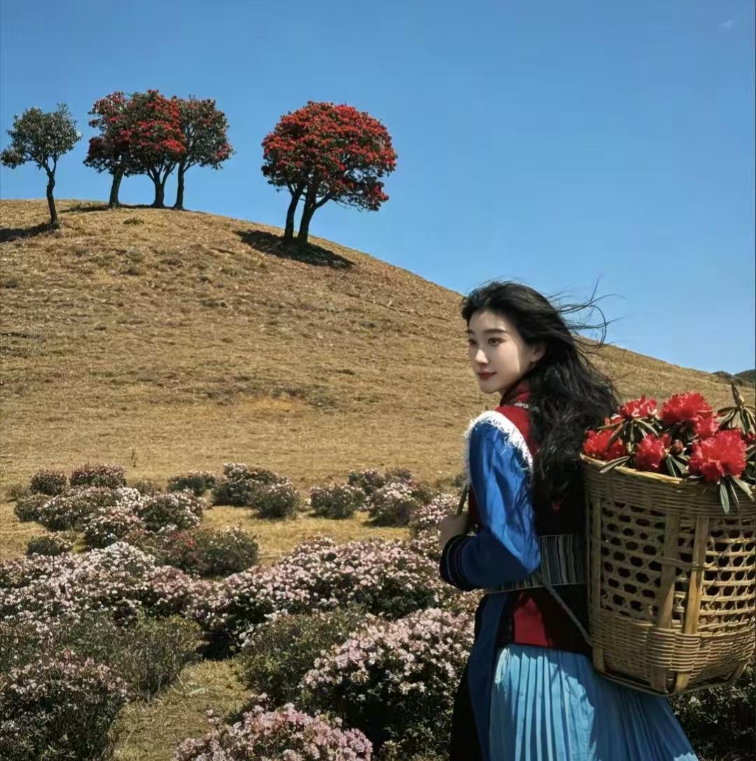 背起花篮去采花，花篮不满不归家。在这春意盎然的季节，如果你还是一个小伙子，你愿意