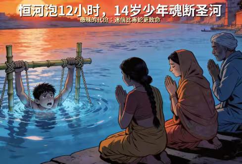 14岁男孩遭蛇咬，父母信“神棍”将其浸恒河12小时！一个本可避免的悲剧
恒河水能