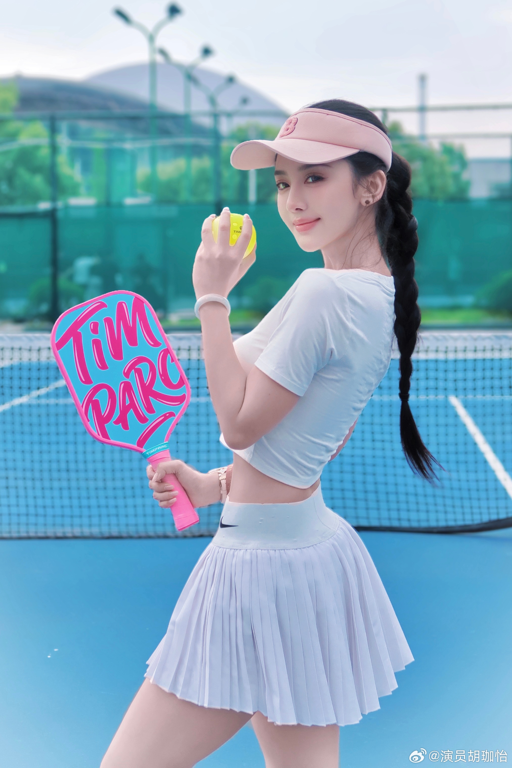 TIMPARC演员胡珈怡网球匹克 “每一拍！都精彩！🎾            