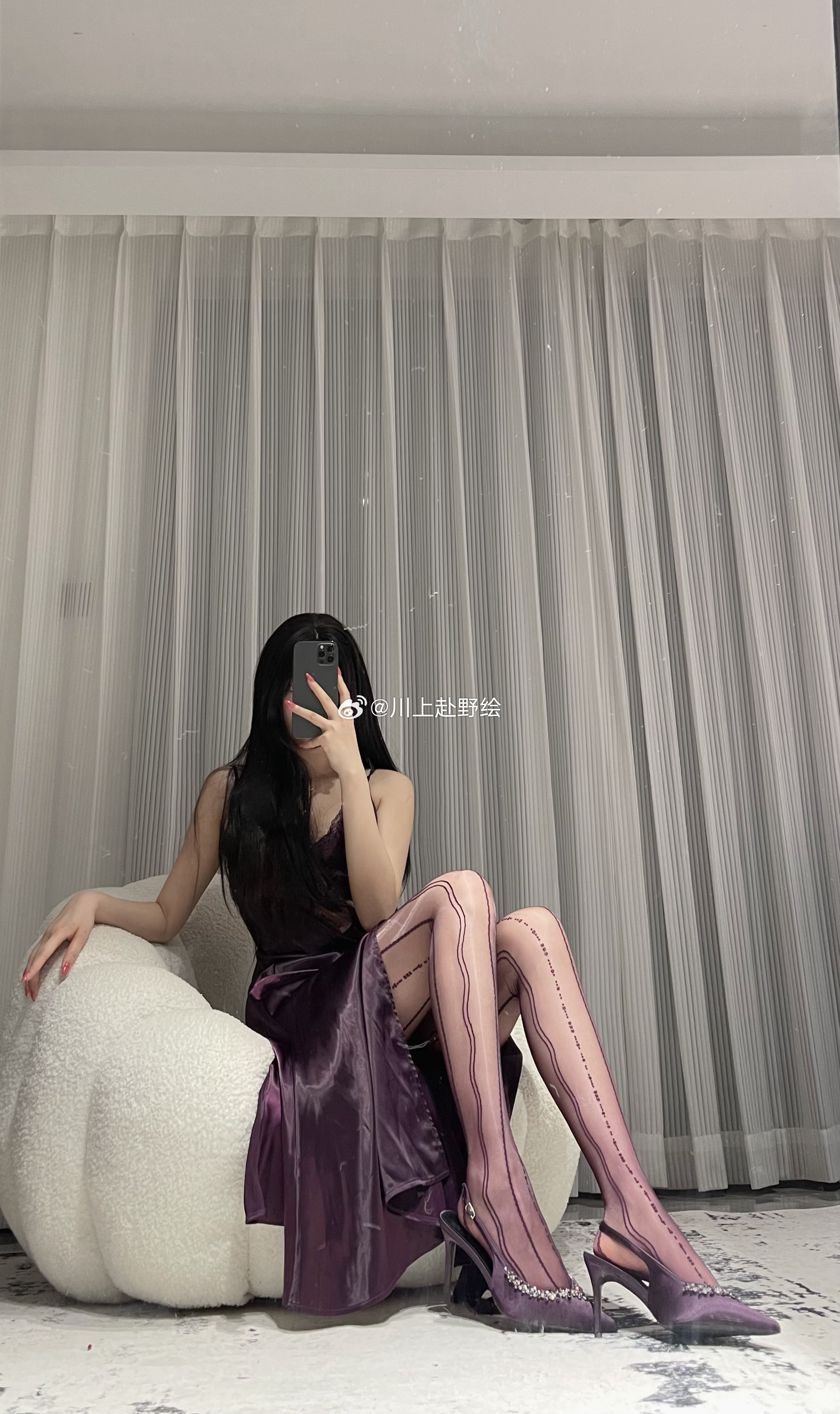 小紫人上线～从头到尾，从内而外都是紫色嘟今日穿搭(ootd)