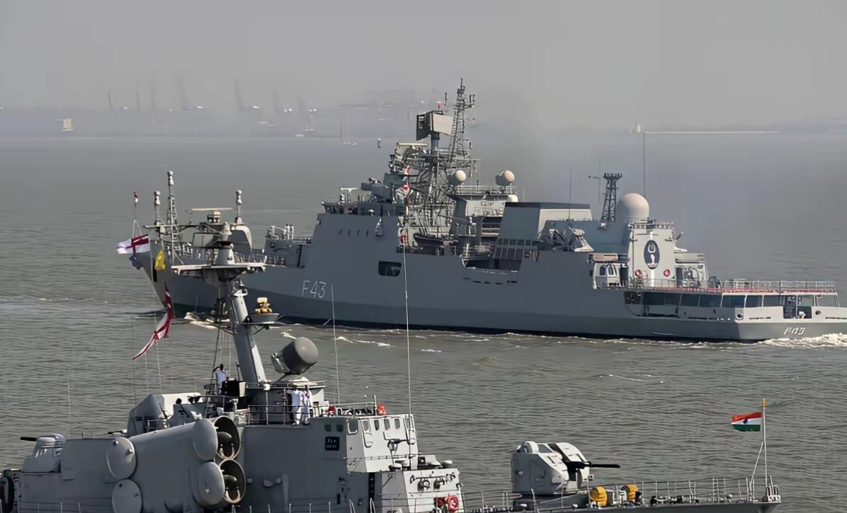 印度派了六艘战舰，直接去中东护航了。 