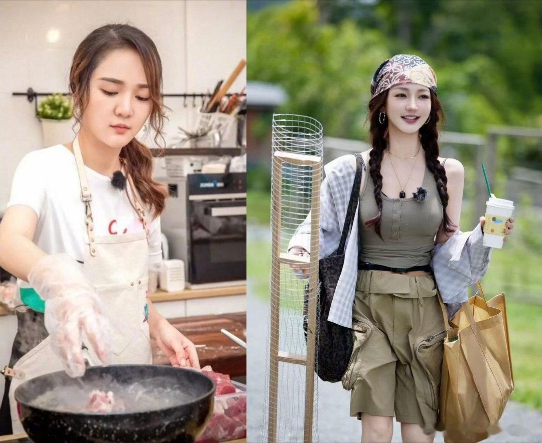 靳梦佳中餐厅成长开了倍速中餐厅 看节目很容易被靳梦佳圈粉，厨艺美商情商同步在线。