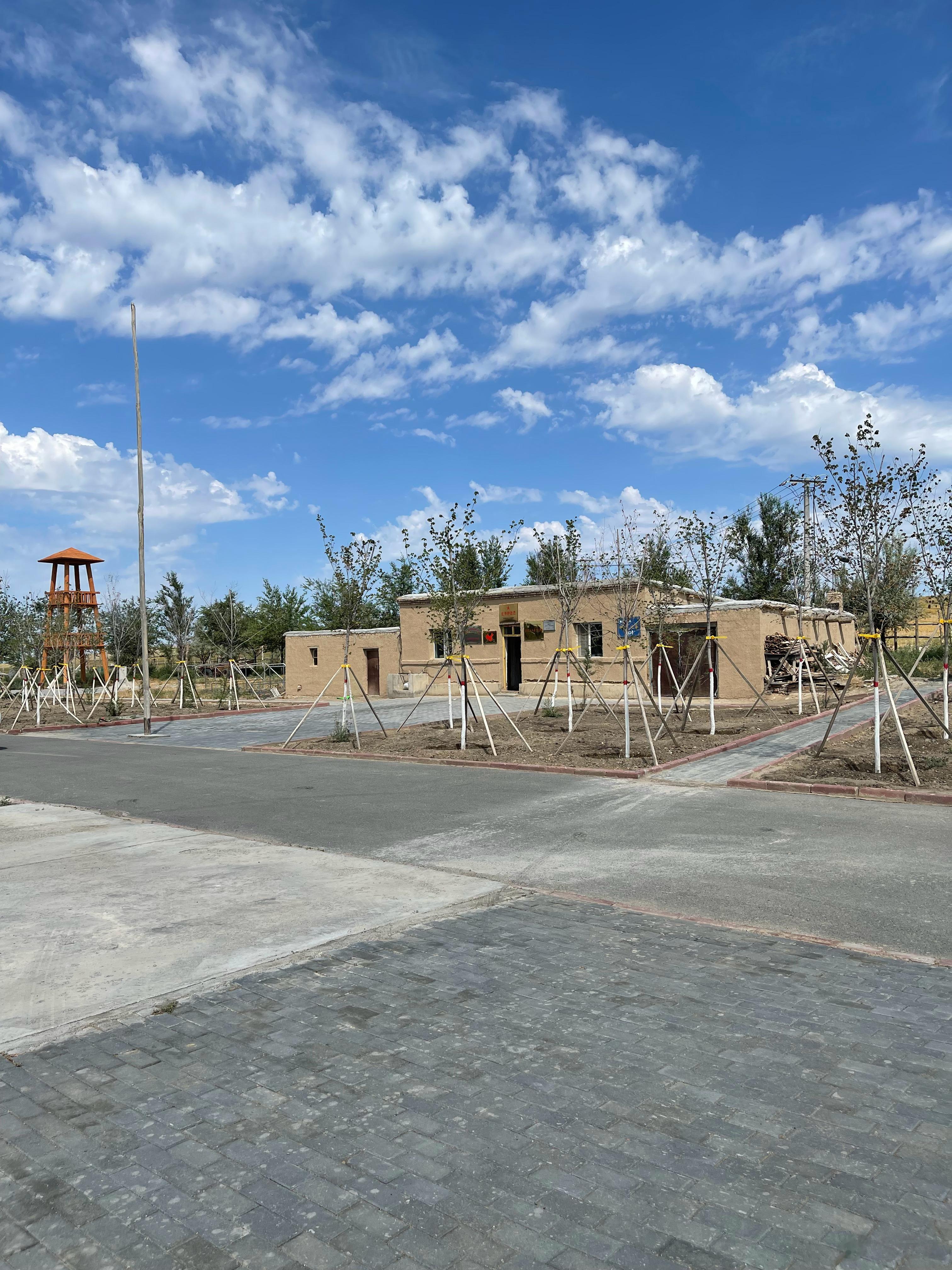 在魏德友爷爷守边的地方看到了刘景好奶奶。魏德友爷爷住院去了。刘景好奶奶特别淳朴热