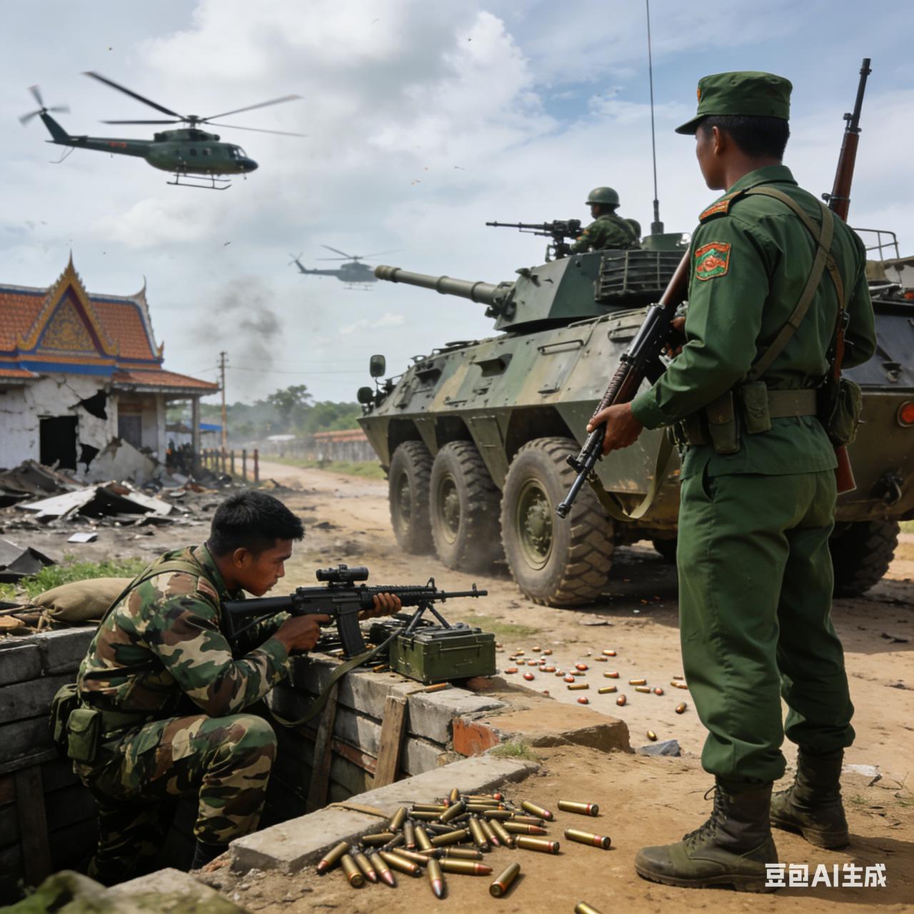 2025 年 12 月 15 日，泰柬冲突虽在边境持续且烈度上升，但全面战争爆发