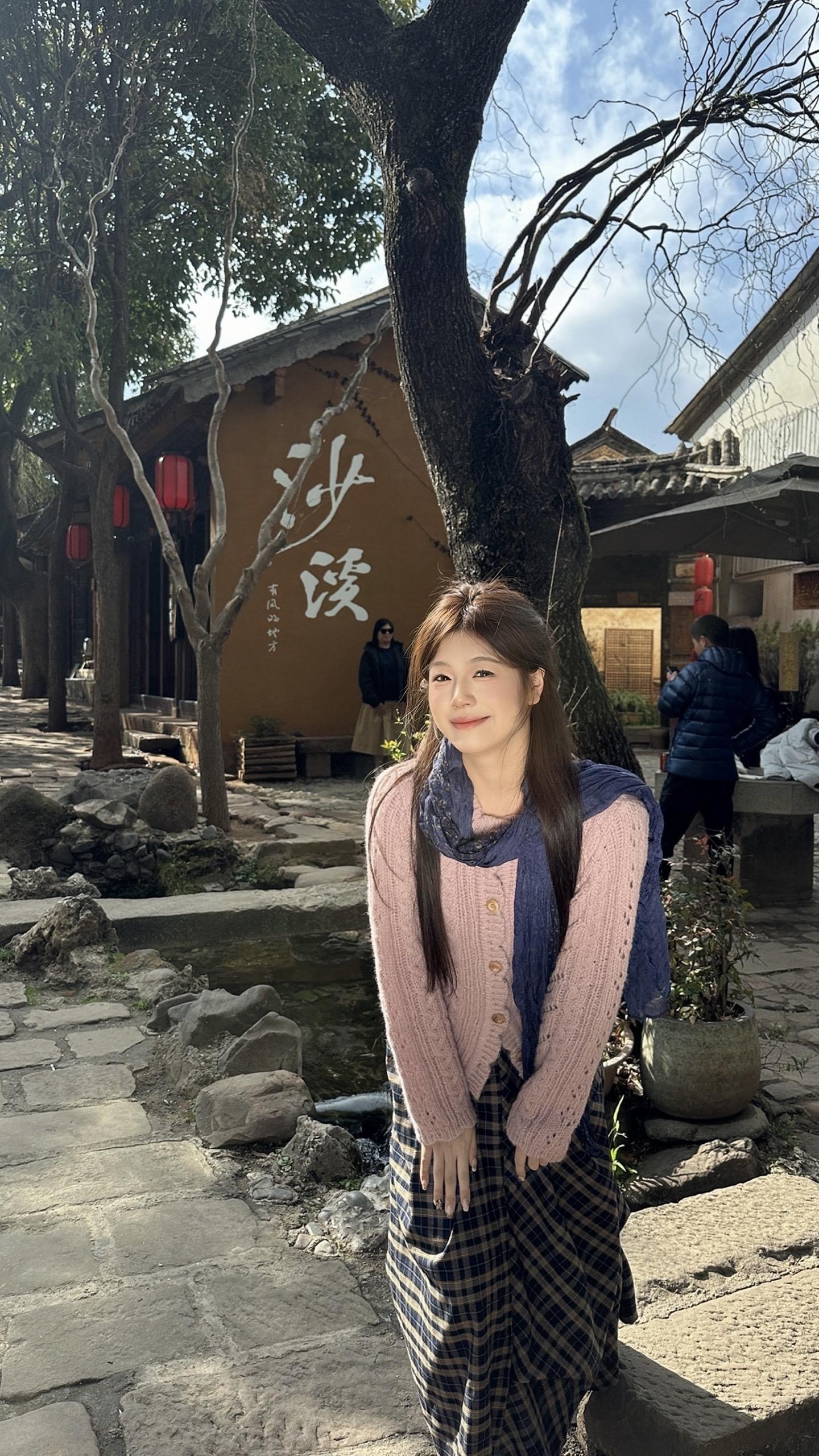在沙溪被阳光晒透