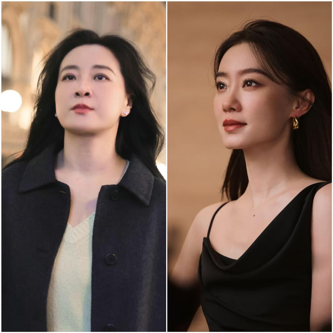 都说夫妻相是长时间一起生活越来越像，
还是第一次见姐妹闺蜜之间也越来越像的。
贾