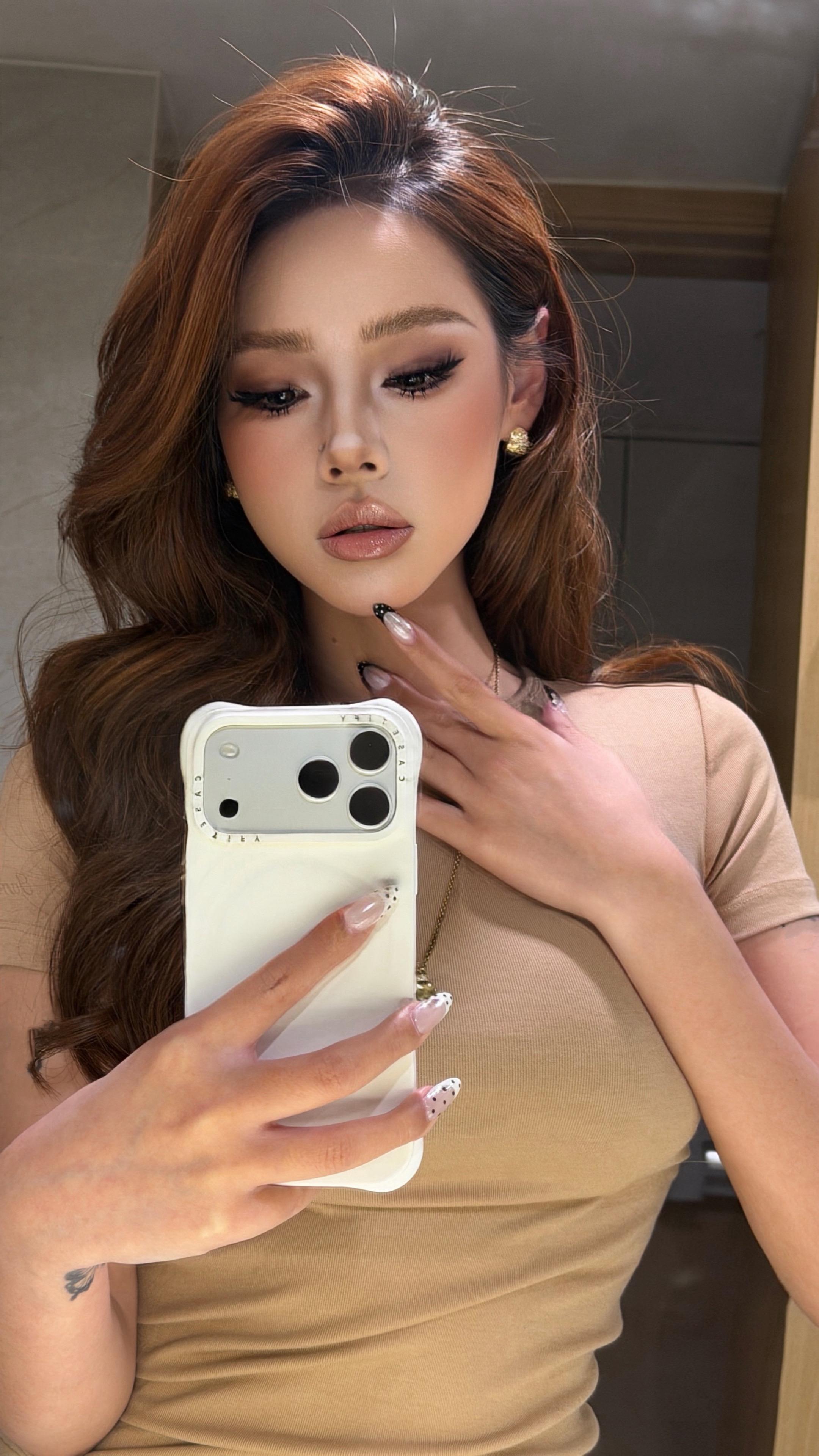 亚裔混血妆容 轻欧美