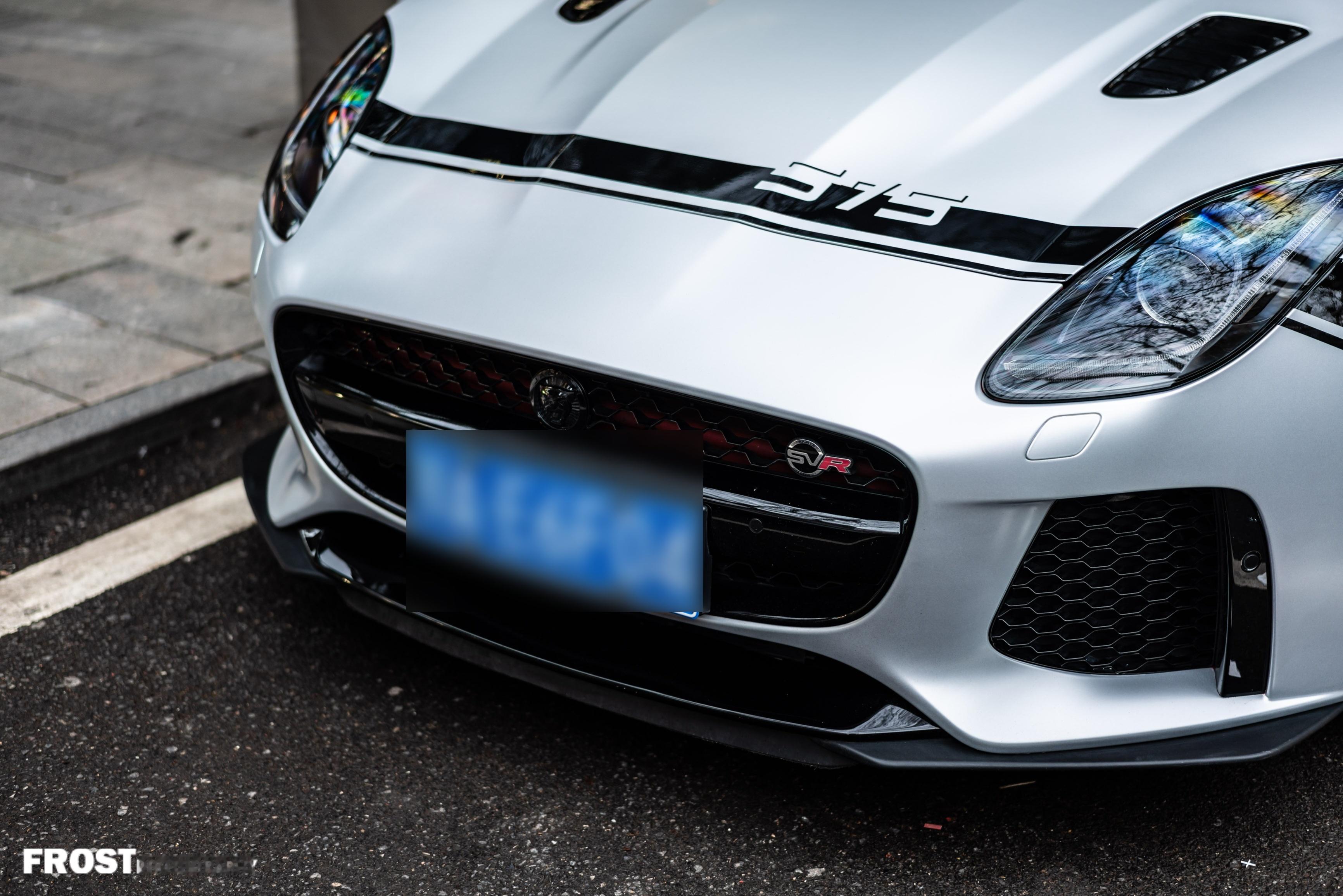 这个捷豹路上99.9%的人没见过，f type svr出街武汉天地，貌似国内个位