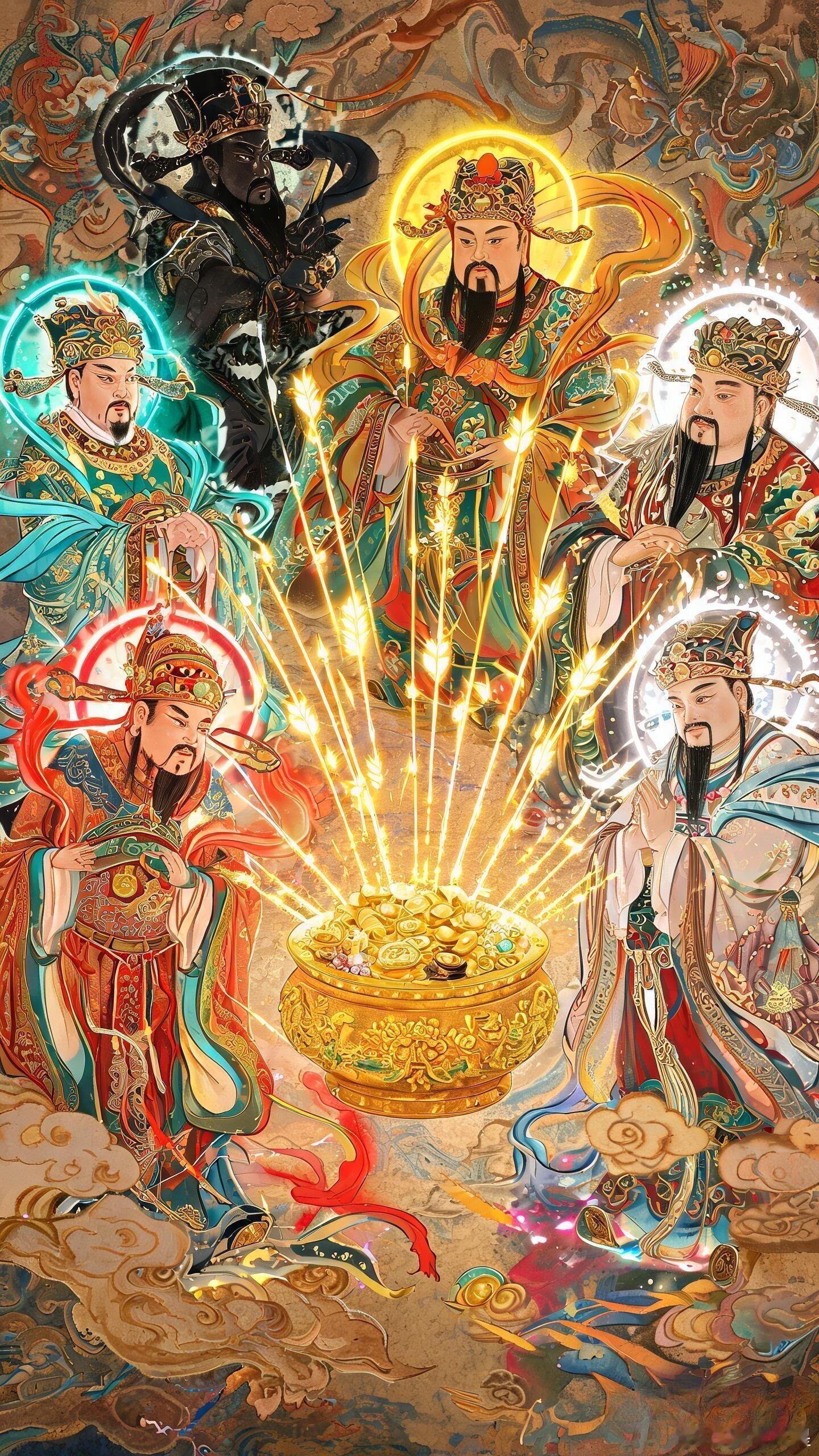 财神齐聚 下半年你会超级有钱 超级幸福！ 