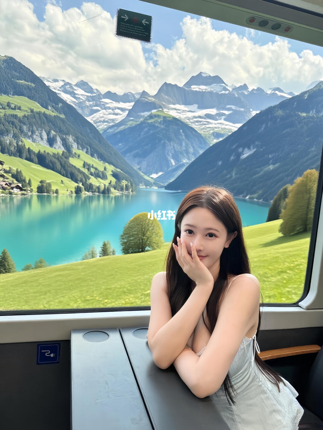 在阿尔卑斯山坐黄金列车⛰️