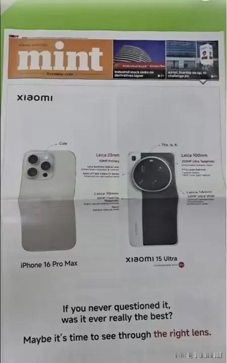 苹果三星联手向小米发律师函三星经常嘲讽苹果，比如一口气发7个视频嘲讽苹果的刘海，