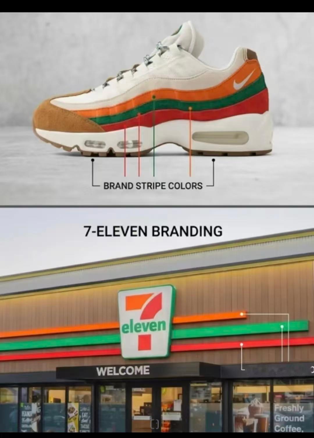我肚子笑痛了，711起诉了nike。 