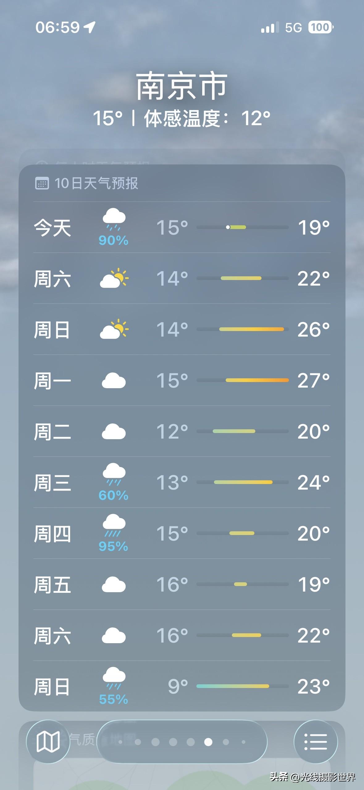 江苏省南京市的小伙伴们，注意啦！虽然清明节假期南京不下雨，但是，4月8日到12日