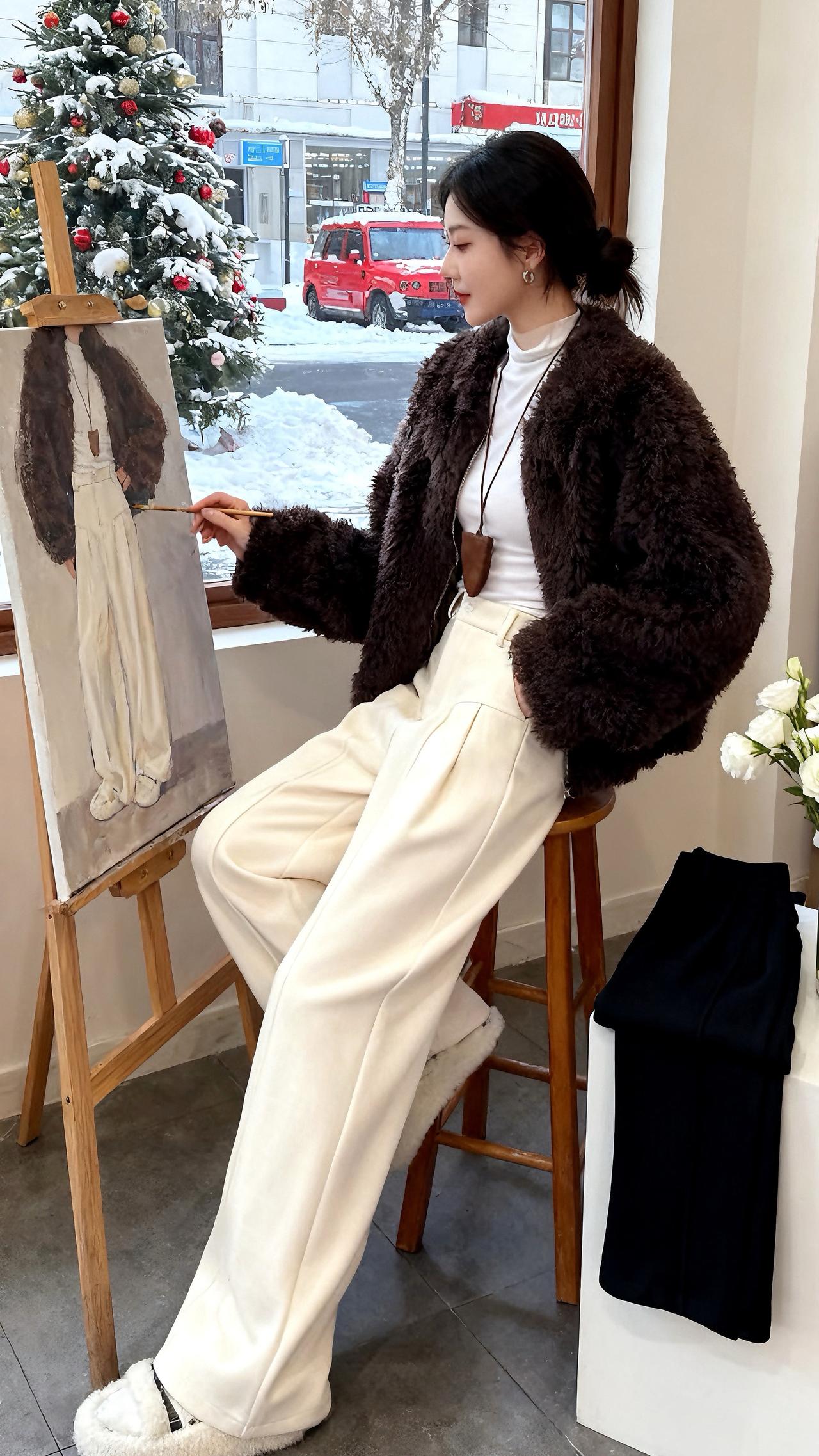 慵懒风穿搭 约会穿搭 穿搭不重样 时髦穿搭 冬季穿搭指南