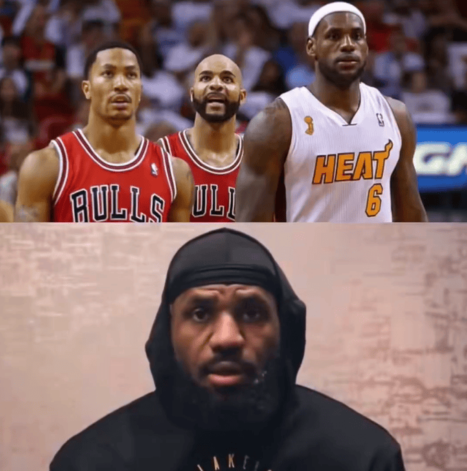 詹姆斯祝贺罗斯球衣退役：面对他我心中只有敬意与一丝敬畏