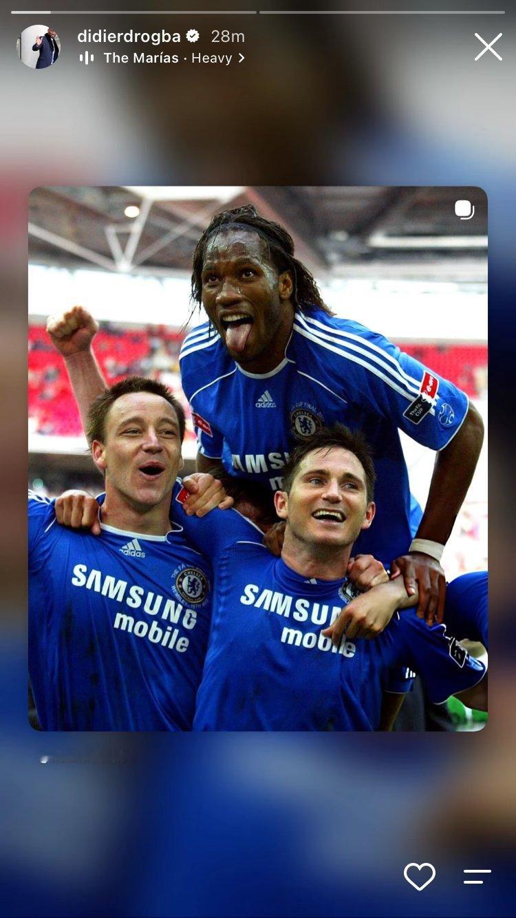 Didier Drogba on Instagram. 💙🇨🇮英超切尔西