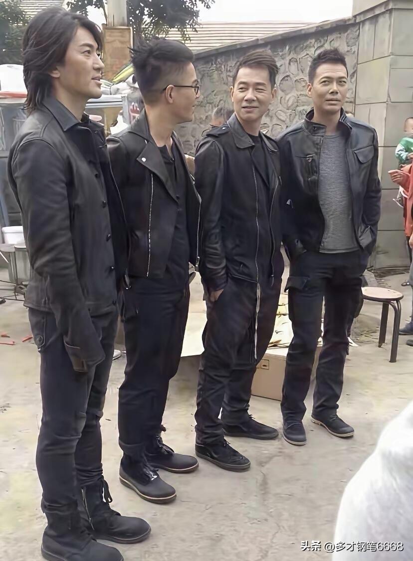 这里面长相最帅的郑伊健，身材最高挑，估计有在178以上的吧，只是摄影师的拍摄角度