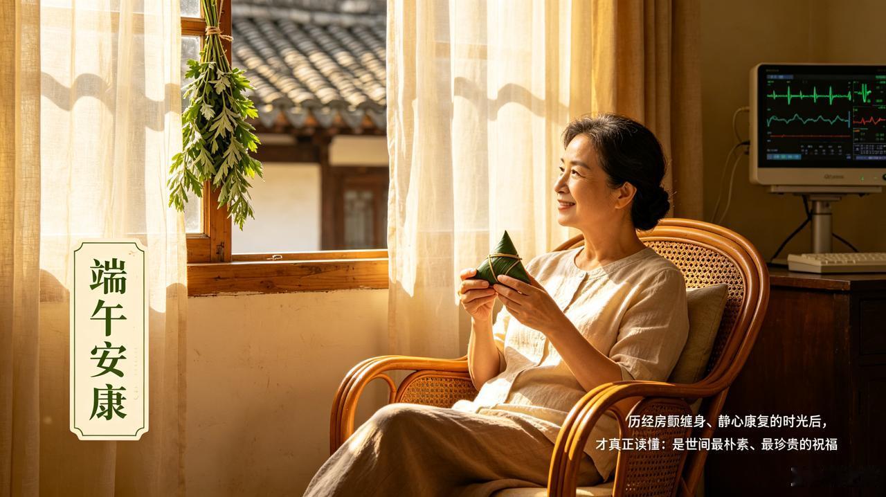 端午最好的祝福，从来都是平安安康
 
历经房颤缠身、静心康复的时光后，才真正读懂