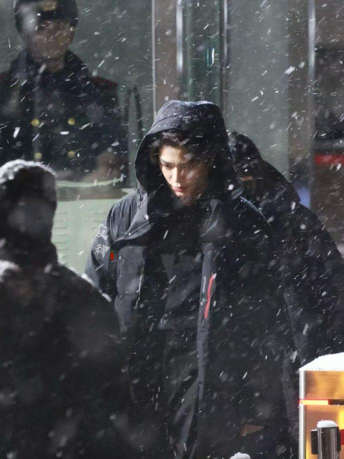 丁禹兮春晚联排下班 ❄️ 瑞雪兆丰年 ​