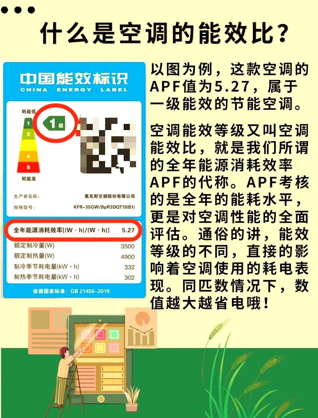 你买空调在意能效比吗其实关于空调这方面，绝大部分还是依靠线下导购或者安装空调师傅