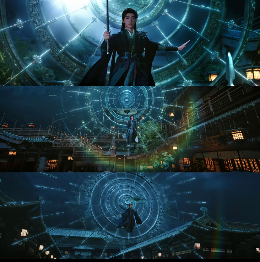 看暗河传的时候：细节就是苏暮雨暗河内乱的时候用十八剑阵都没拔细雨剑[打call]