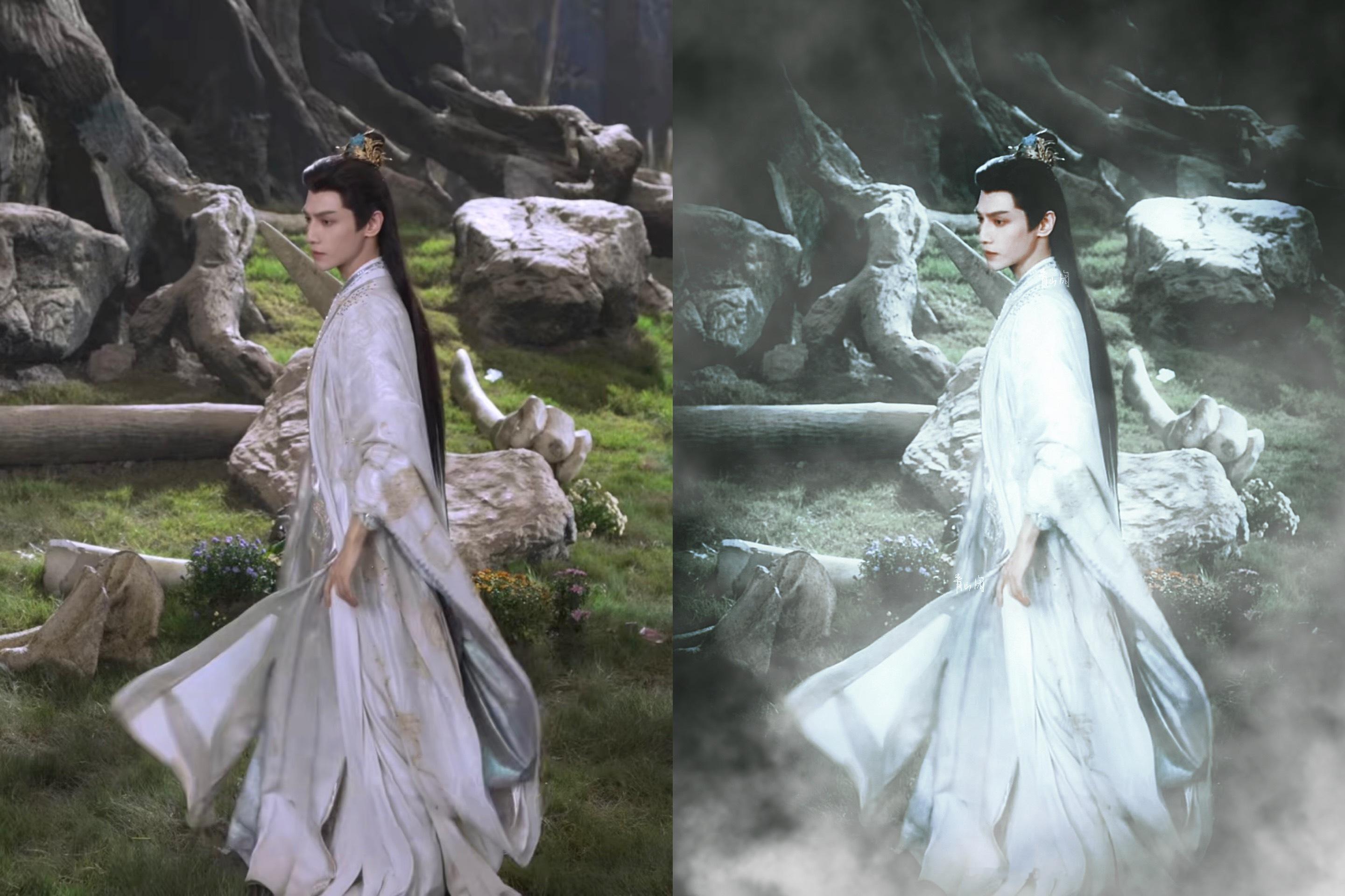 谁看了不说句青山闲手机醒图的调色天才青山云闲