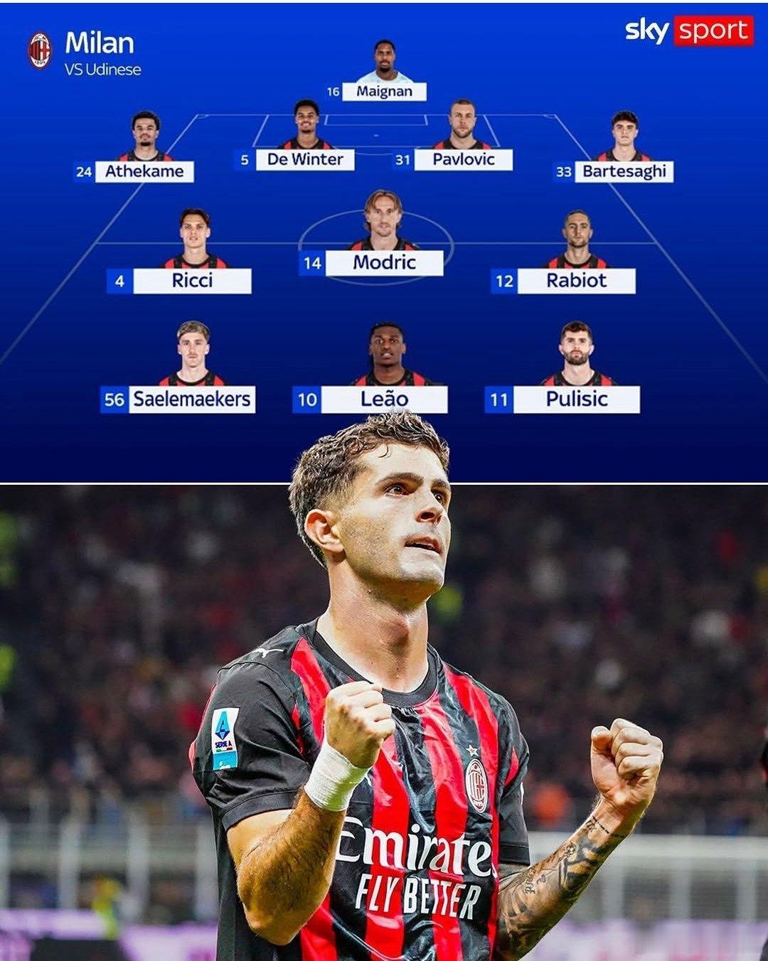 这个配置，很难讲是打352还是433呀。AC米兰