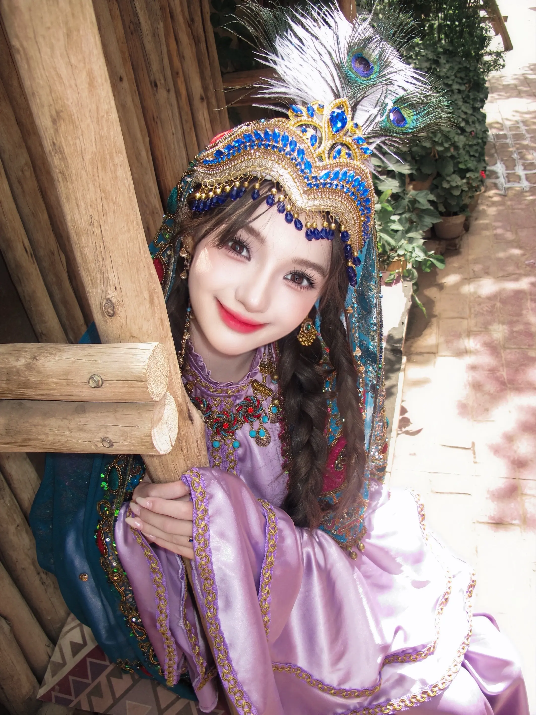 我是一个新疆姑娘。