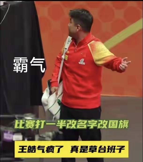 这一次我力挺王皓！
作为中国人就应该有这样的血性！
谁都知道国乒向来沉稳能忍，可