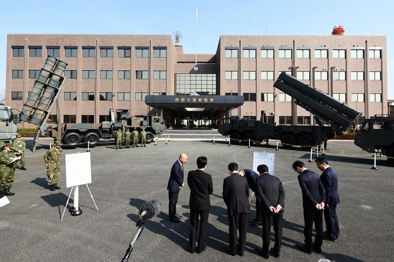 日本防卫省于3月17日在健军驻屯地举行关于远程导弹的展示会，对象包括熊本县、熊本