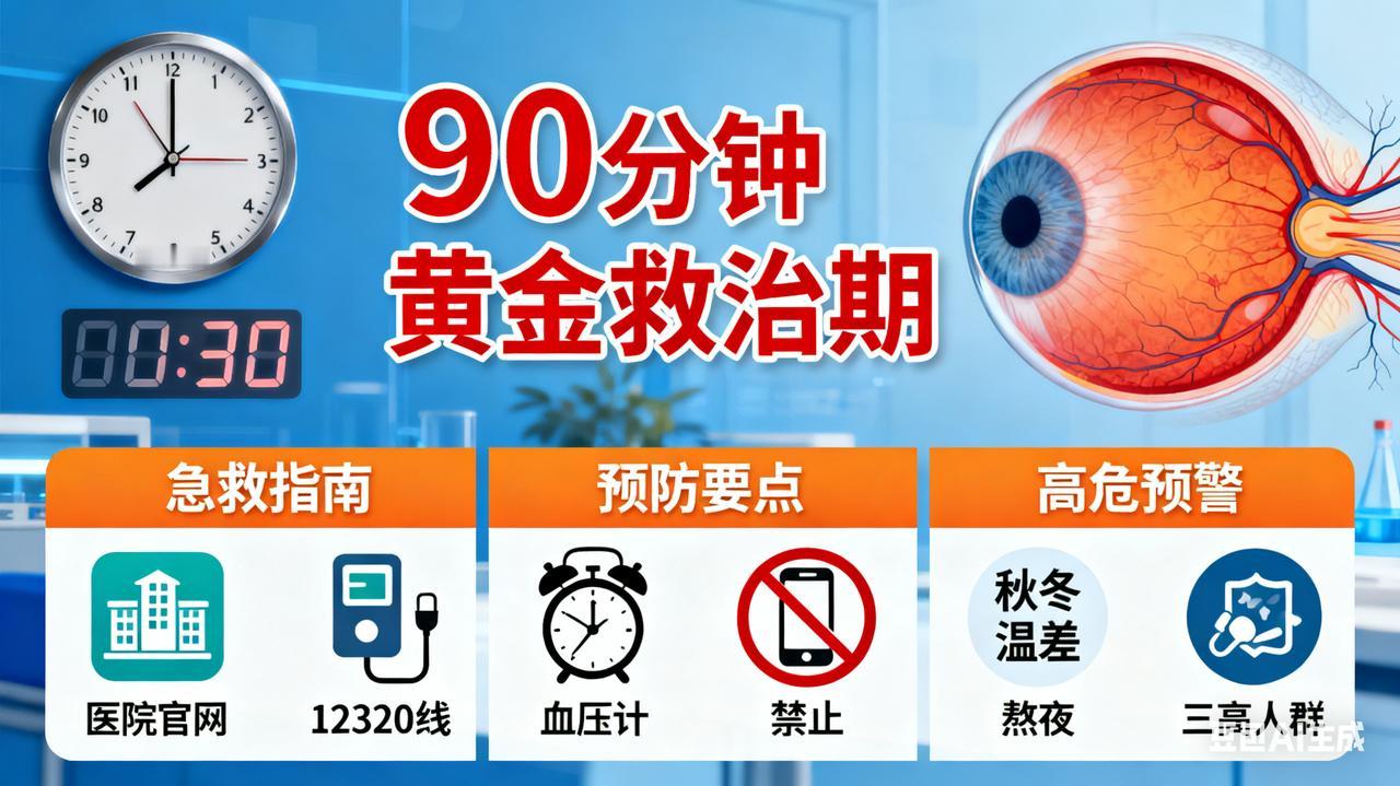 警惕！35岁男熬夜打游戏突发“眼中风”，视力骤降至0.1，90分钟黄金期别错过