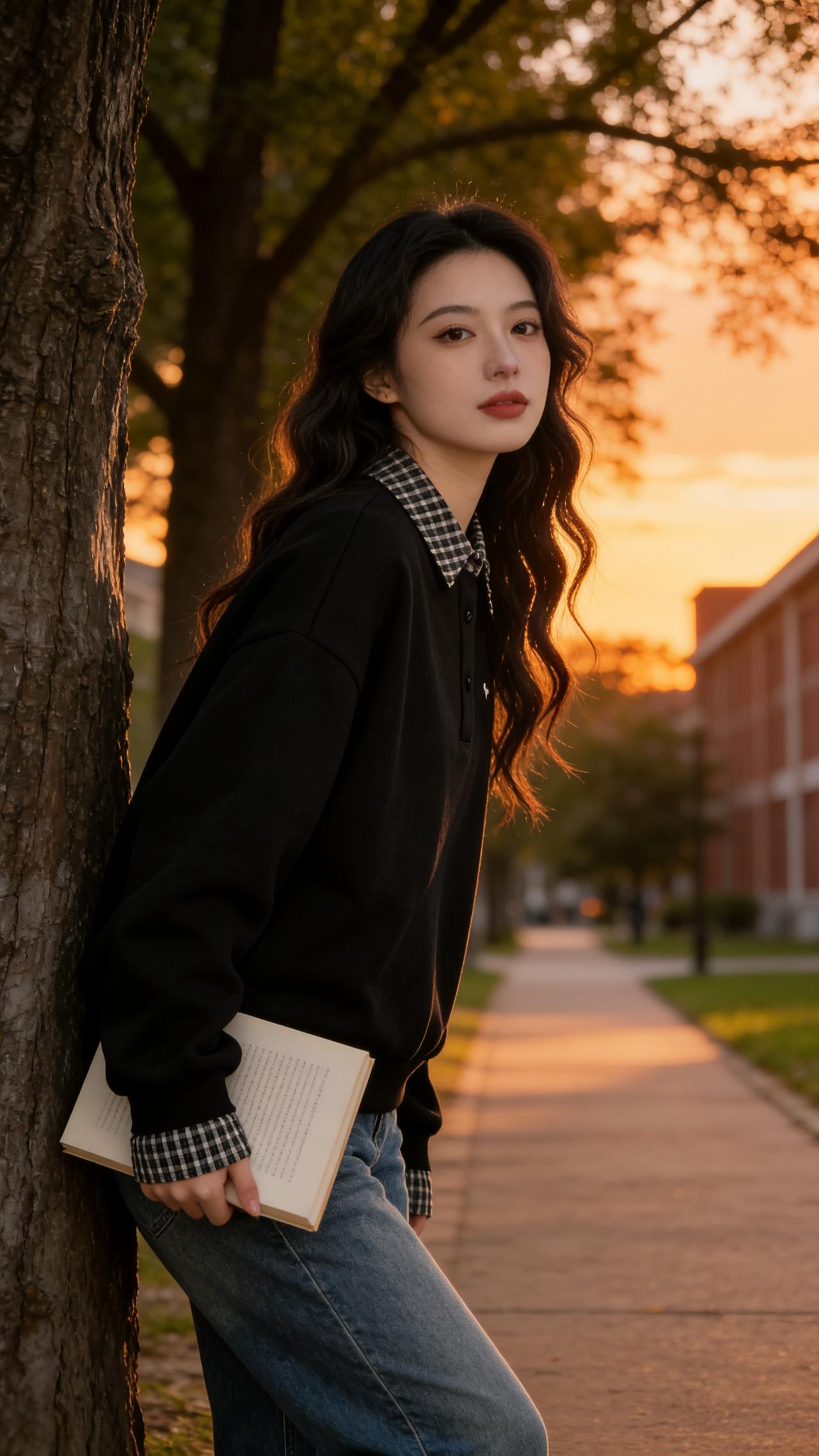 温柔风穿搭 松弛感生活 街头时尚 治愈系日常 街头时尚