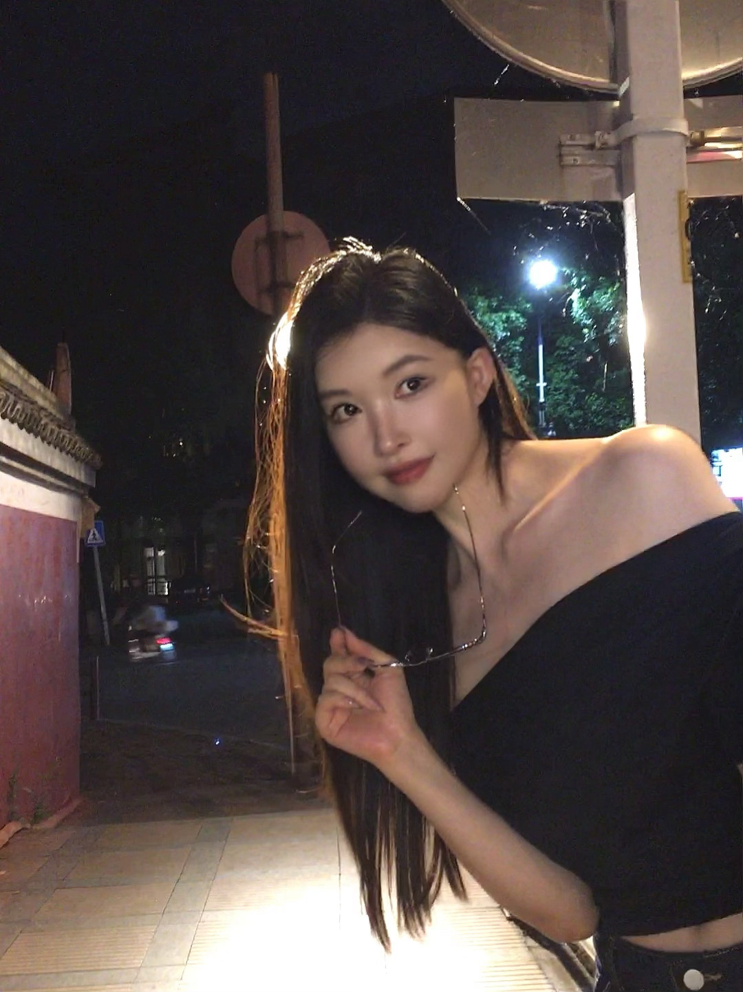 借着路灯发了一次光✨ ​​​