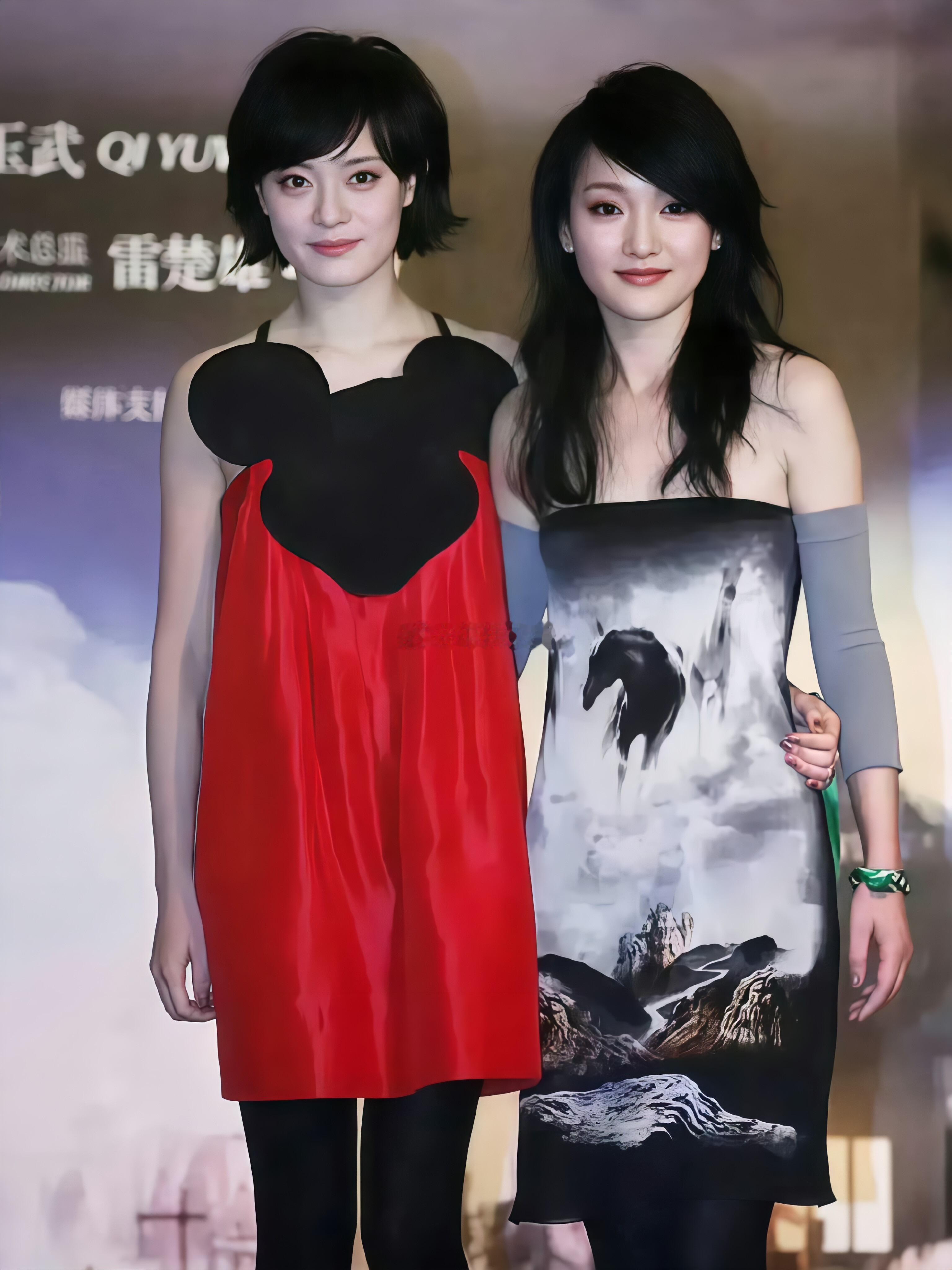 2008年甄嬛如懿经典同框，26岁的孙俪和34岁的周迅 