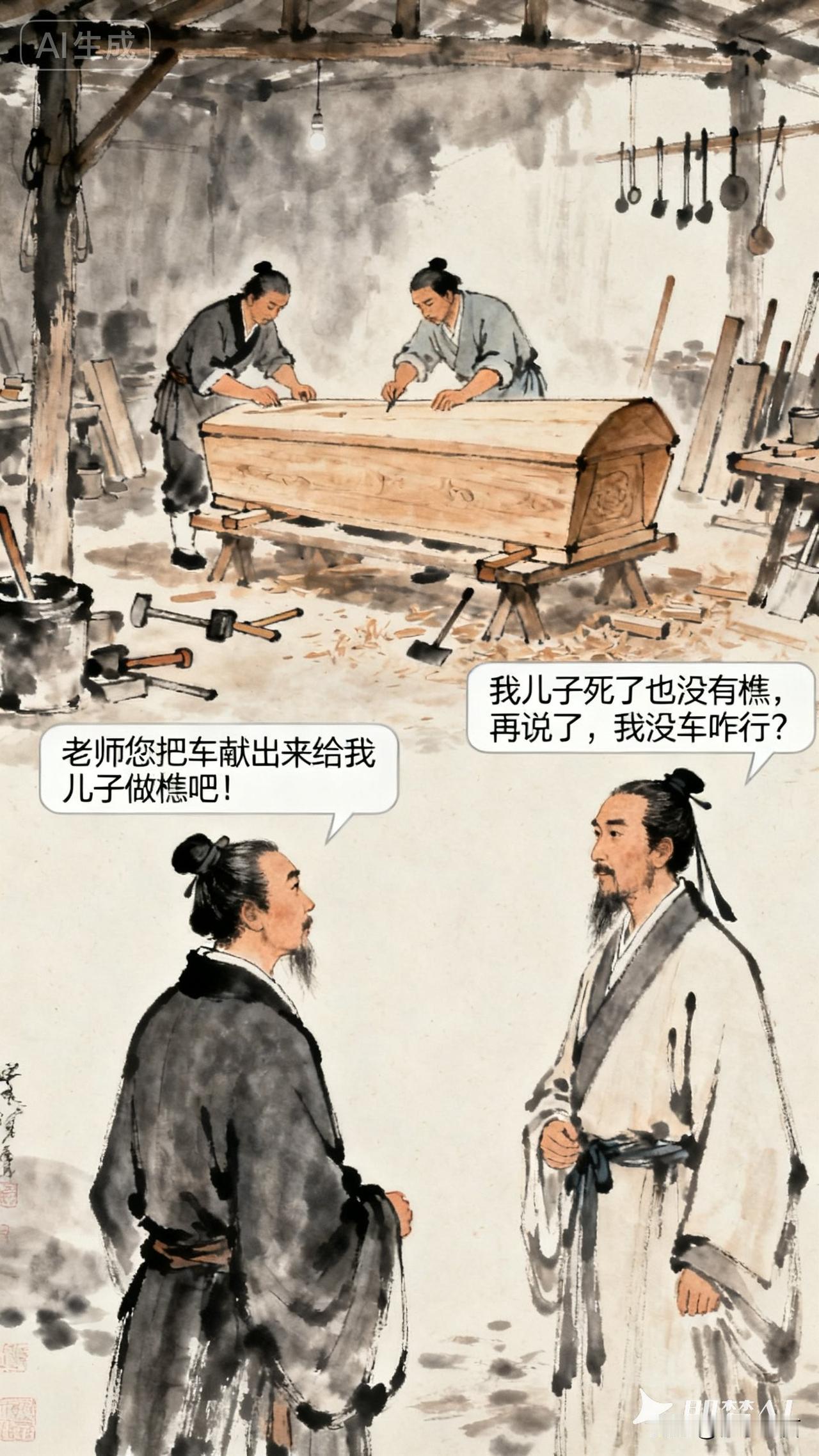 颜路为什么敢打孔子坐驾的主意？
《论语.先进篇》11.8颜渊死，颜路请子之车以为